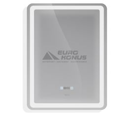 ASIGNATURA Зеркало с подогревом, LED подсветкой и часами Intense 65401800